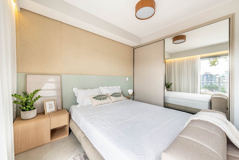 Studio Boho Alto Padrão | Piscina e Acad. - PG709