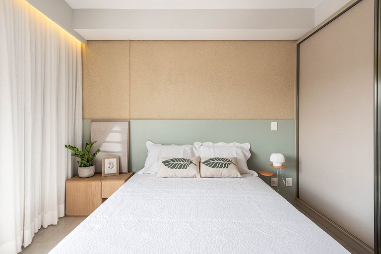 Studio Boho Alto Padrão | Piscina e Acad. - PG709