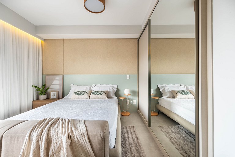 Studio Boho Alto Padrão | Piscina e Acad. - PG709