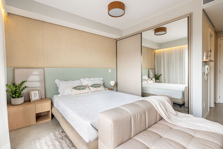 Studio Boho Alto Padrão | Piscina e Acad. - PG709