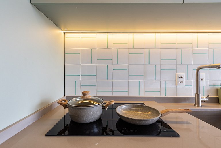 Studio Boho Alto Padrão | Piscina e Acad. - PG709