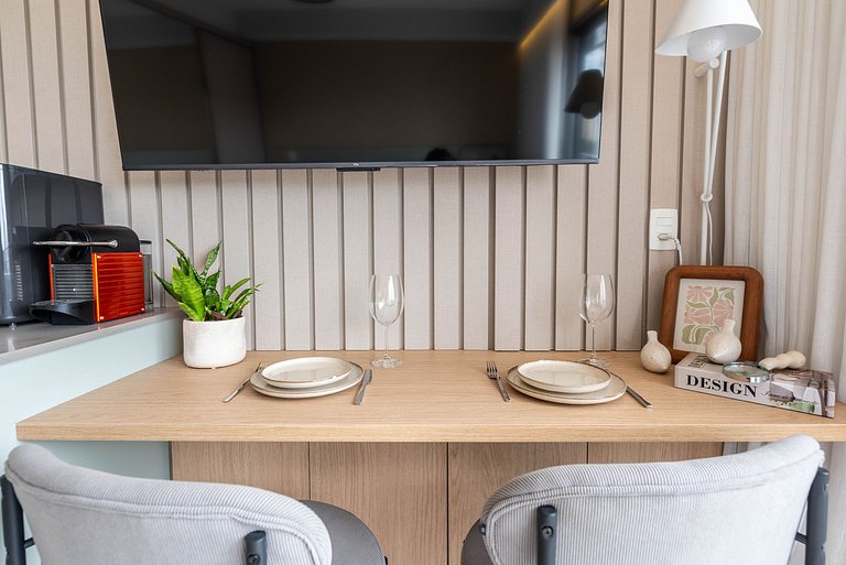 Studio Boho Alto Padrão | Piscina e Acad. - PG709