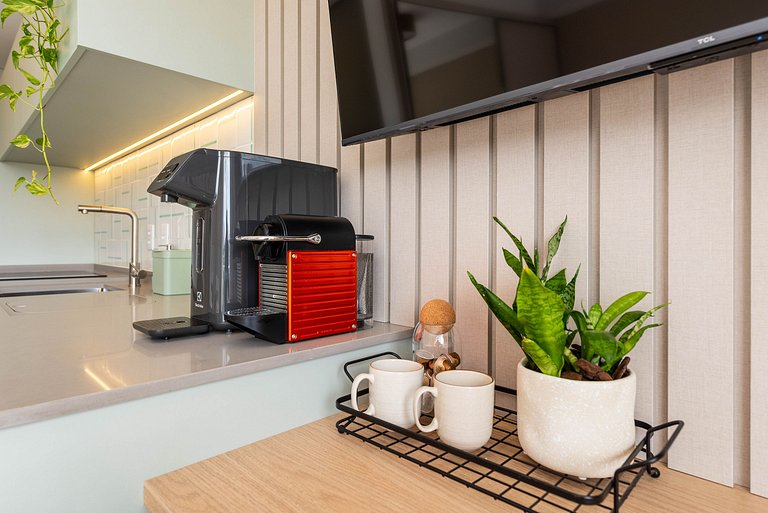 Studio Boho Alto Padrão | Piscina e Acad. - PG709