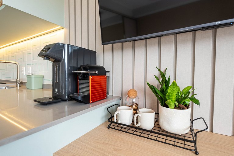 Studio Boho Alto Padrão | Piscina e Acad. - PG709