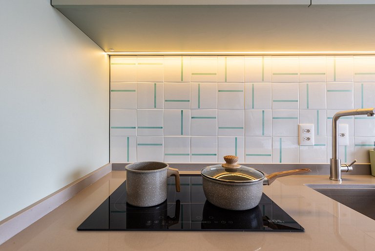 Studio Boho Alto Padrão | Piscina e Acad. - PG709