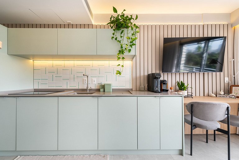 Studio Boho Alto Padrão | Piscina e Acad. - PG709