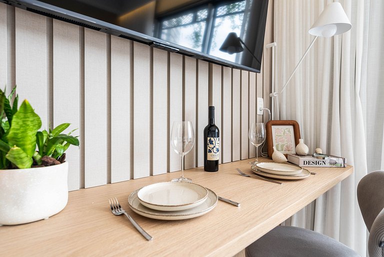 Studio Boho Alto Padrão | Piscina e Acad. - PG709