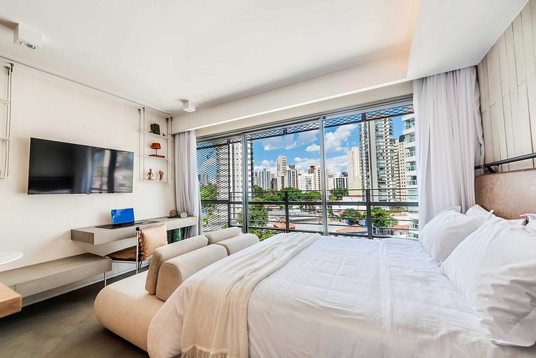 Apto Alto Padrão c/ Piscina no Rooftop - PG716