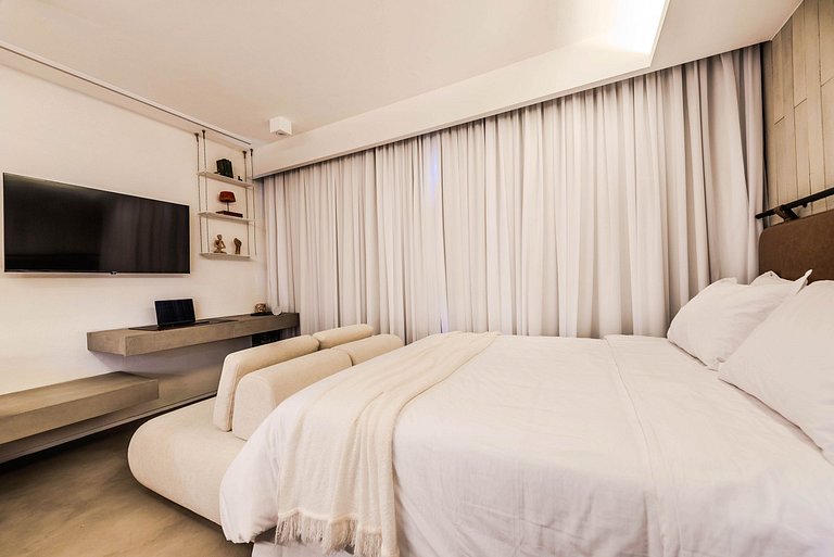 Apto Design c/ Piscina no Rooftop - PG716