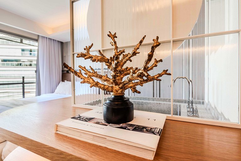 Apto Design c/ Piscina no Rooftop - PG716