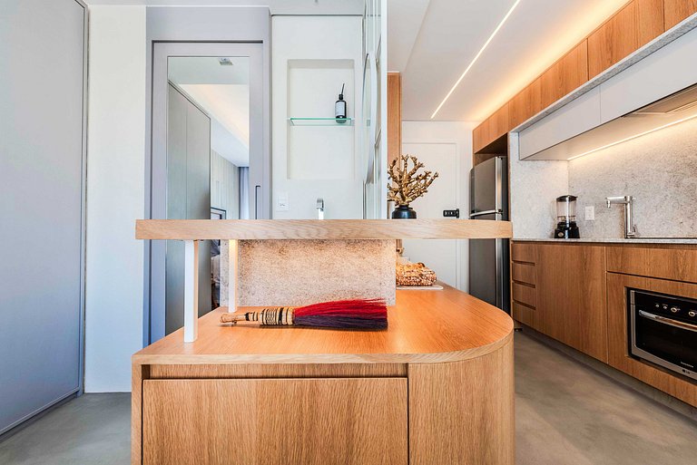 Apto Design c/ Piscina no Rooftop - PG716