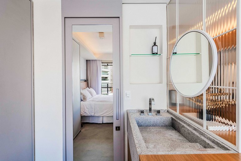 Apto Design c/ Piscina no Rooftop - PG716