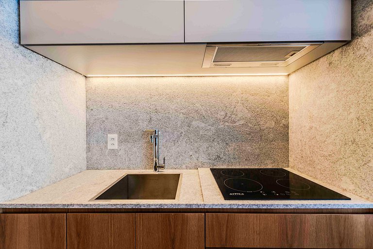 Apto Design c/ Piscina no Rooftop - PG716