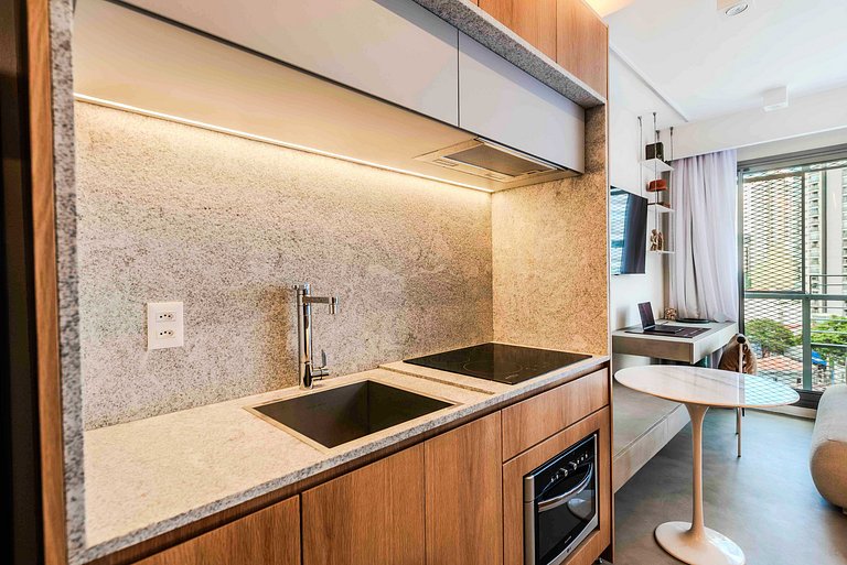 Apto Design c/ Piscina no Rooftop - PG716