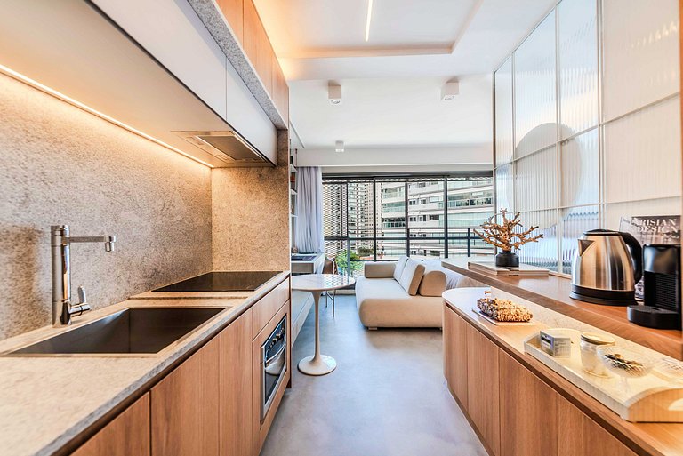 Apto Design c/ Piscina no Rooftop - PG716