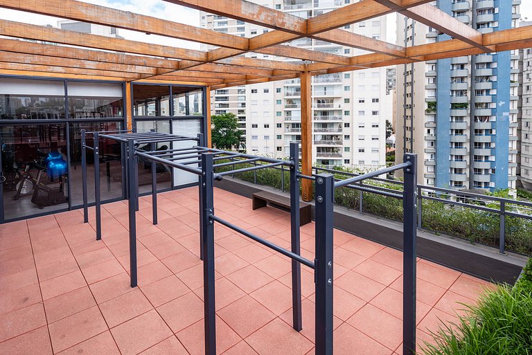 Apto Design c/ Piscina no Rooftop - PG716