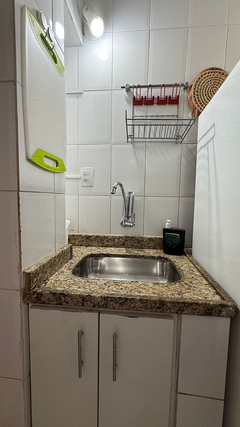 Apartamento a 2 Quadras da Praia e Metrô - RP250