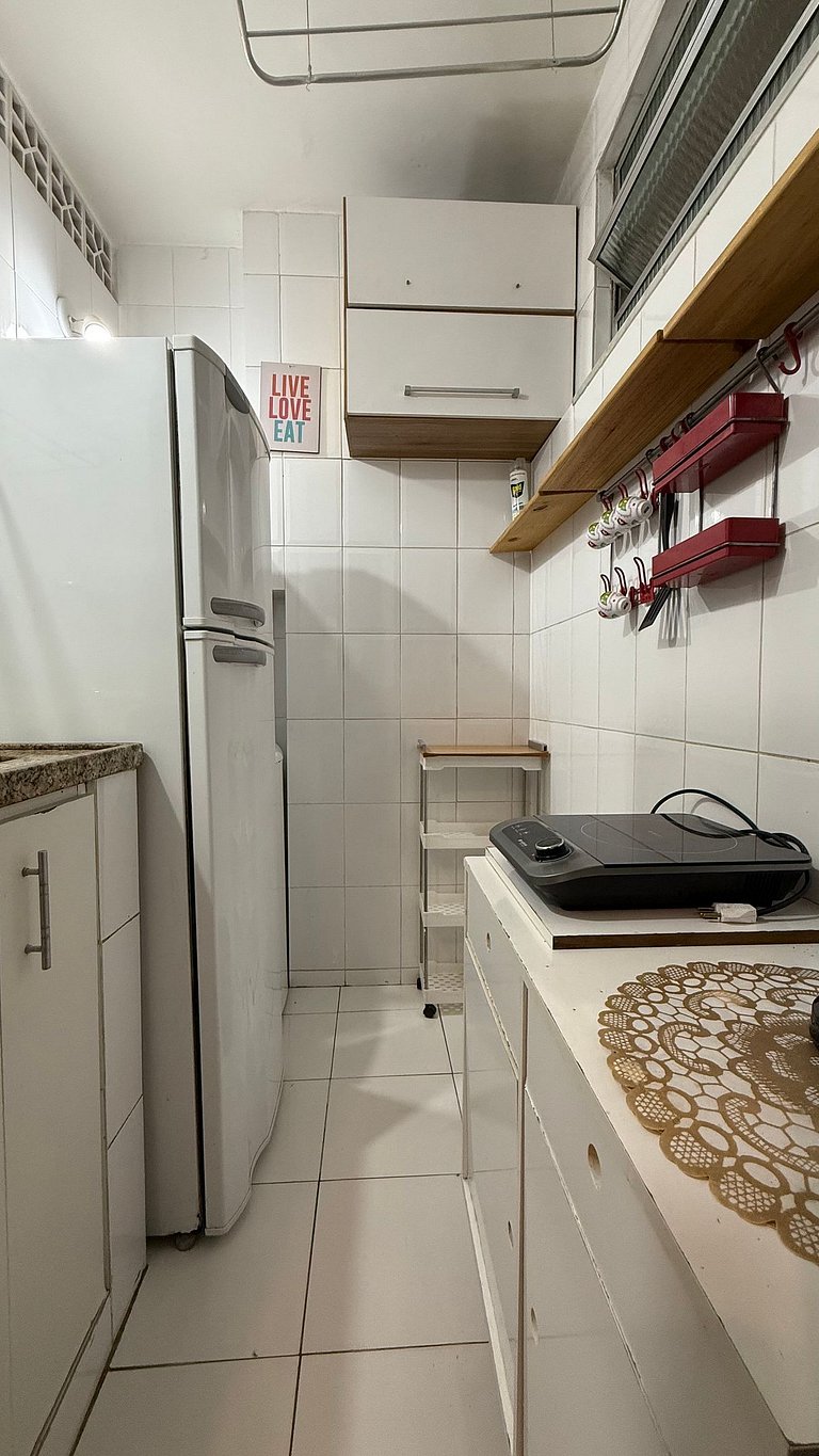 Apartamento a 2 Quadras da Praia e Metrô - RP250