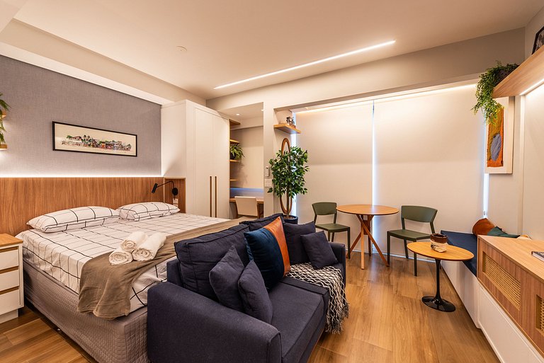 Studio Exclusivo com Piscina em Pinheiros - PG413