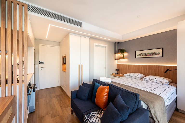 Studio Exclusivo com Piscina em Pinheiros - PG413