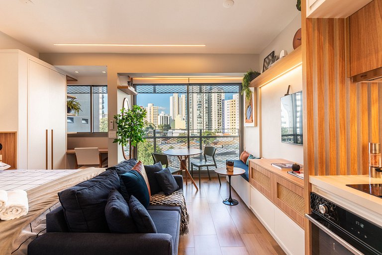 Studio Exclusivo com Piscina em Pinheiros - PG413