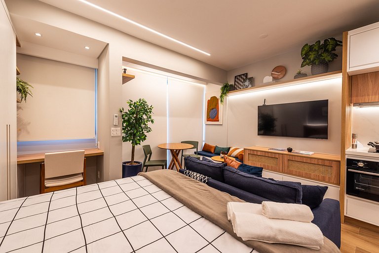 Studio Exclusivo com Piscina em Pinheiros - PG413