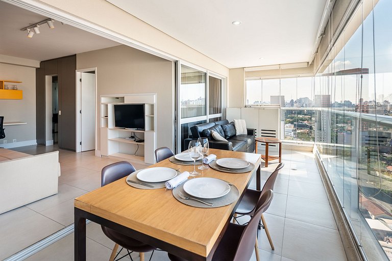 Loft Sofisticado com Vista Panorâmica - DNA 248