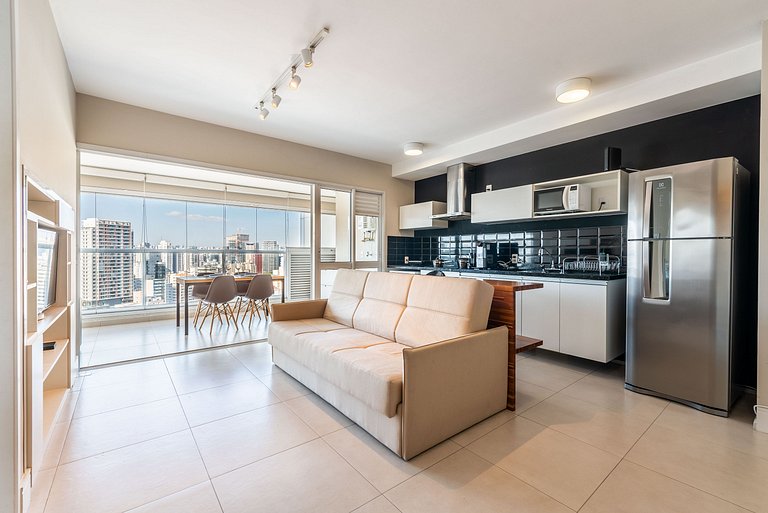 Loft Sofisticado com Vista Panorâmica - DNA 248