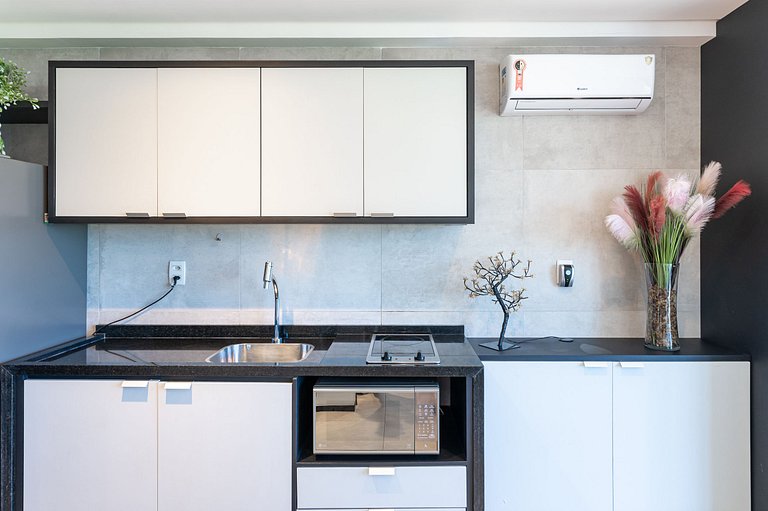 Flat Beira-Mar Vista Rio | Piscina & Sauna HS2203