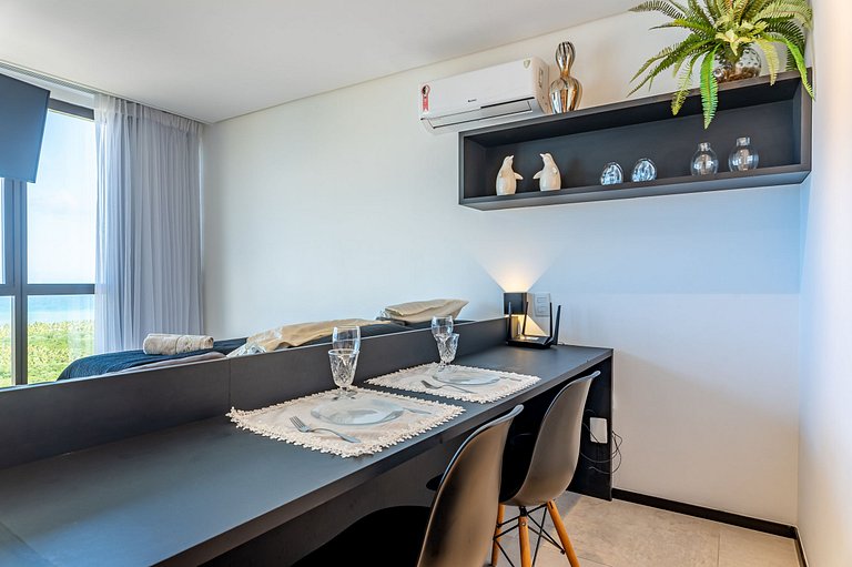 Flat Beira-Mar Vista Rio | Piscina & Sauna HS2203