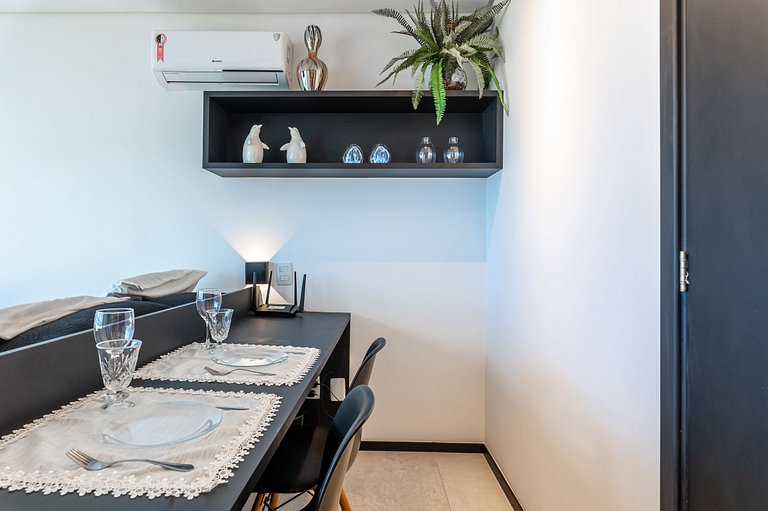 Flat Beira-Mar Vista Rio | Piscina & Sauna HS2203