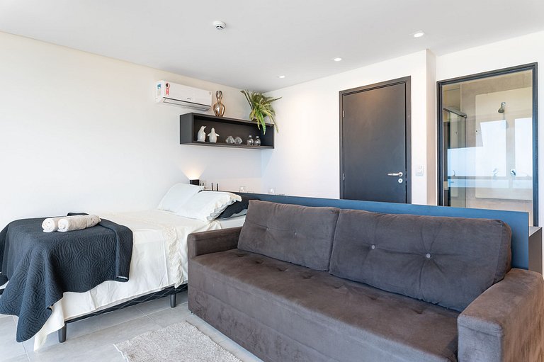 Flat Beira-Mar Vista Rio | Piscina & Sauna HS2203