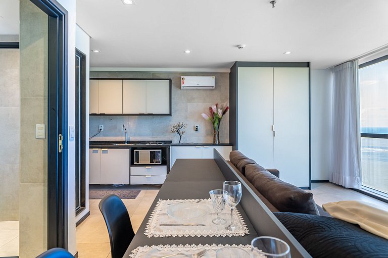 Flat Beira-Mar Vista Rio | Piscina & Sauna HS2203