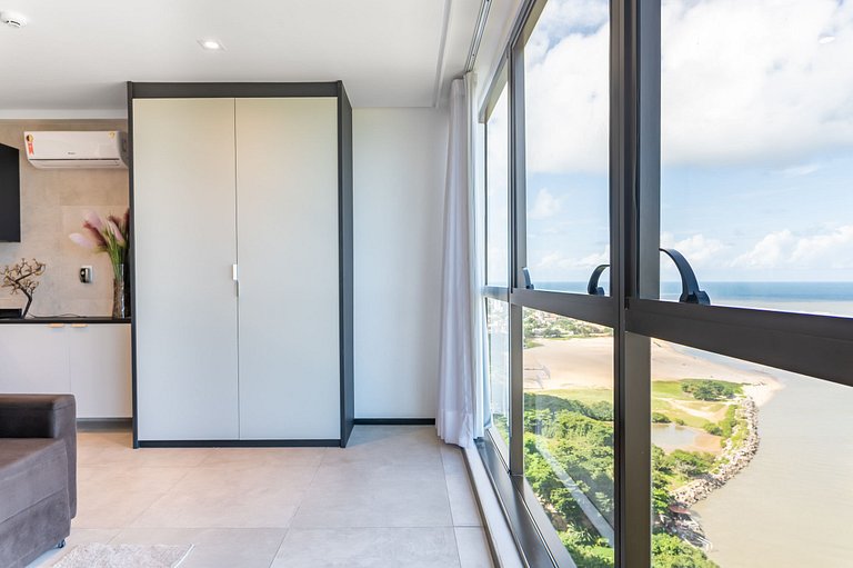 Flat Beira-Mar Vista Rio | Piscina & Sauna HS2203