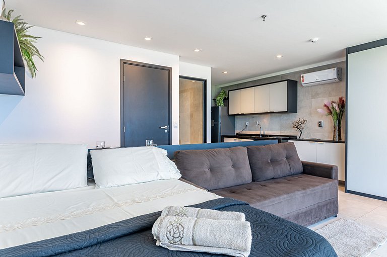 Flat Beira-Mar Vista Rio | Piscina & Sauna HS2203