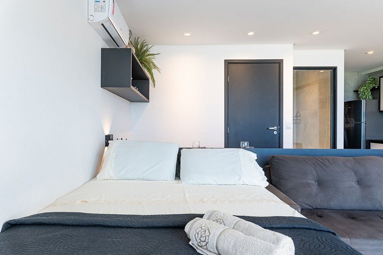 Flat Beira-Mar Vista Rio | Piscina & Sauna HS2203