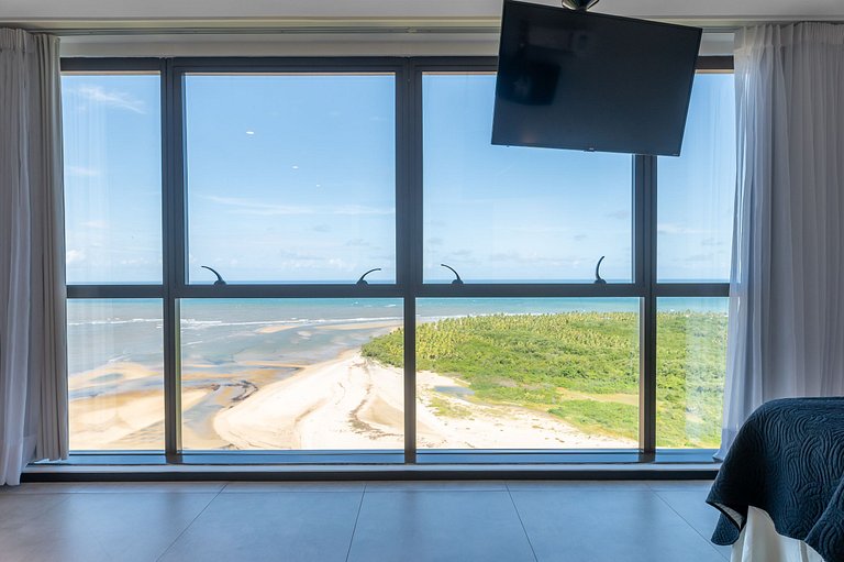 Flat Beira-Mar Vista Rio | Piscina & Sauna HS2203