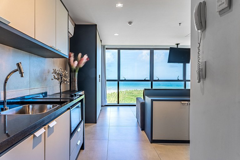 Flat Beira-Mar Vista Rio | Piscina & Sauna HS2203