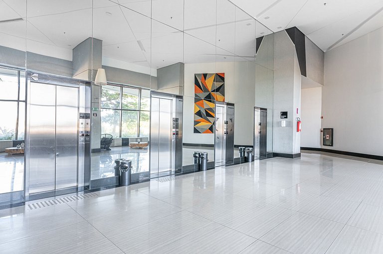 Flat Beira-Mar Vista Rio | Piscina & Sauna HS2203