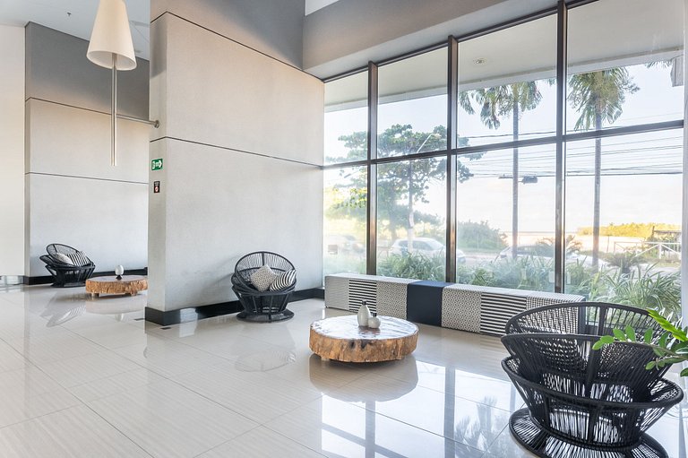 Flat Beira-Mar Vista Rio | Piscina & Sauna HS2203