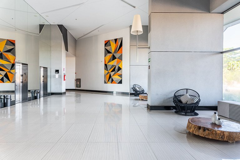 Flat Beira-Mar Vista Rio | Piscina & Sauna HS2203