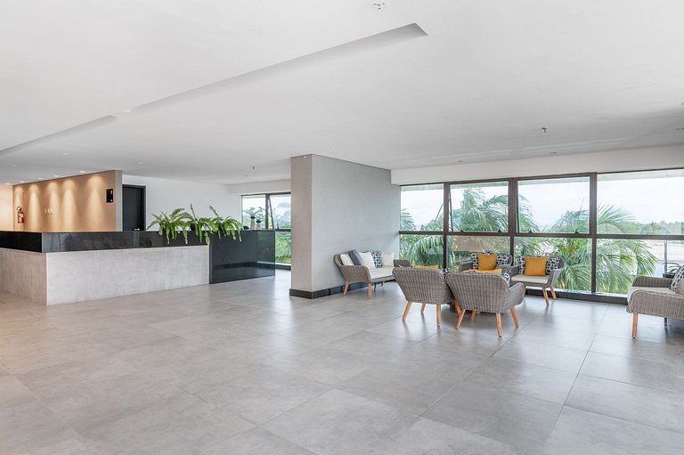 Flat Beira-Mar Vista Rio | Piscina & Sauna HS2203