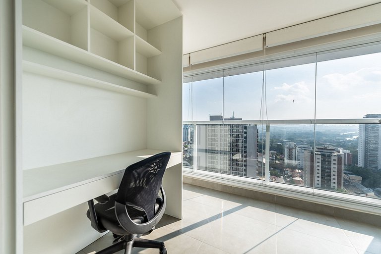 Apto Luxo c/ Vista Incrível em Pinheiros - DNA241