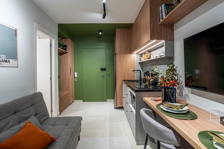 Studio Boho Exclusivo na Faria Lima - V1305