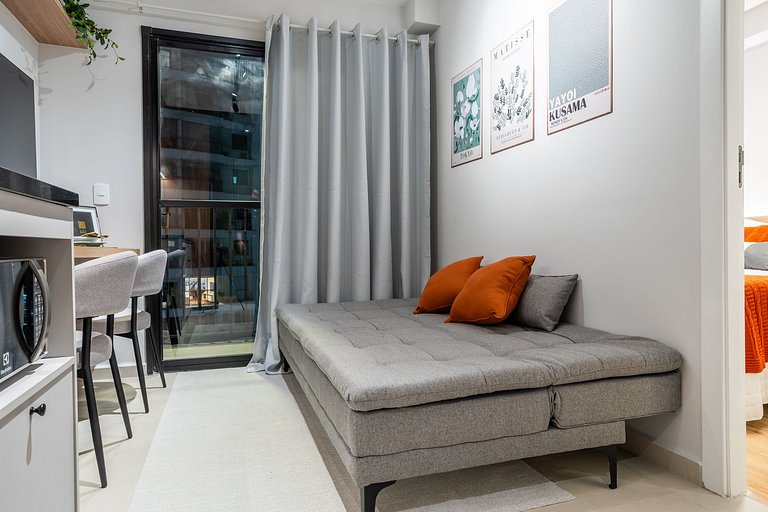 Studio Boho 5min da Av. Faria Lima - V1305