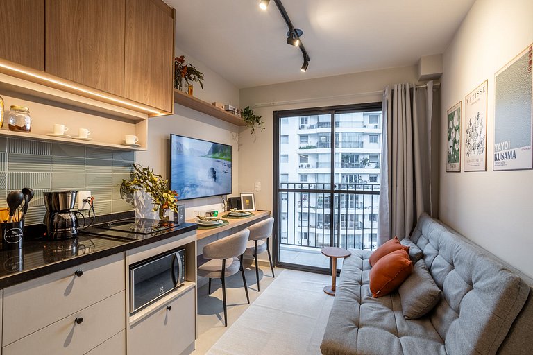 Studio Boho Exclusivo na Faria Lima - V1305