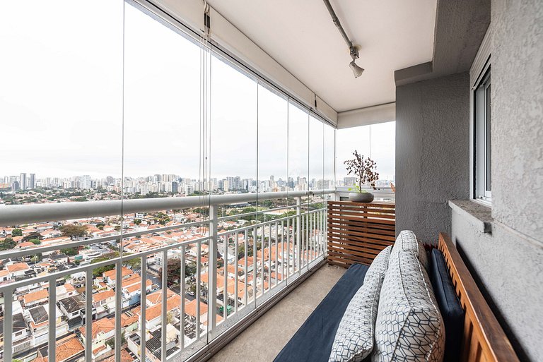 Studio moderno com vista no Brooklin - L205