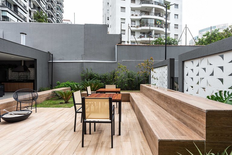 Studio Boho 5min da Av. Faria Lima - V1305