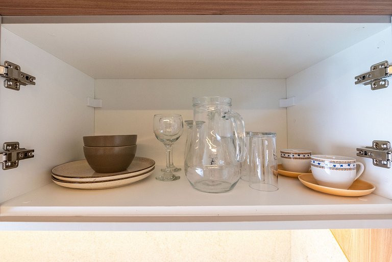 Studio elegante com vista em Moema - IP1208