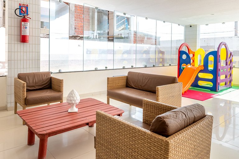 Flat Elegante com Piscina | Praia dos Carneiros - Ch105